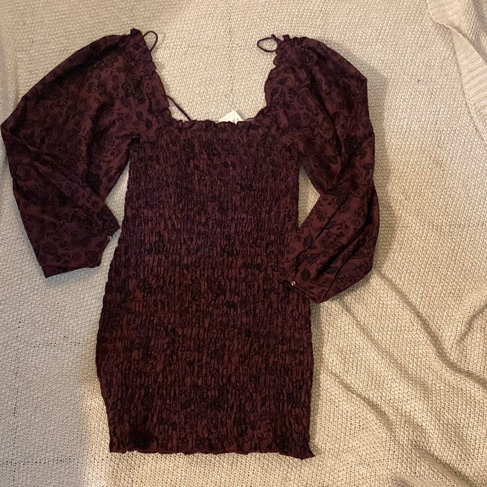 Free People Smock It To Me Mini Dress